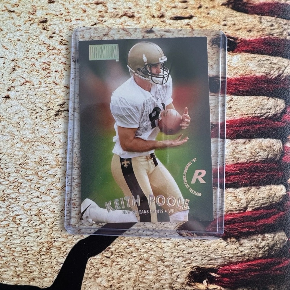 1997 Skybox Premium (RC) Keith Poole #239 With The New Orleans Saints Near Mint.